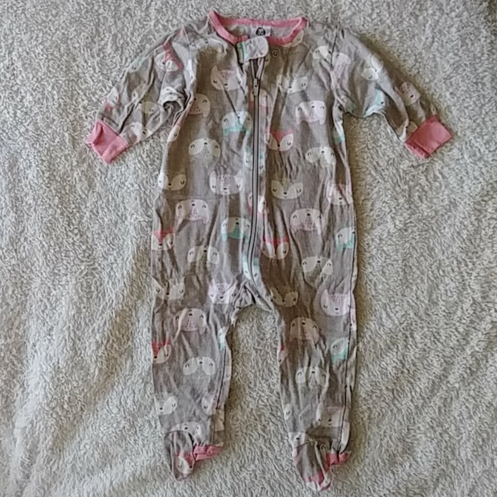 🍼🚼🎶 Sleeper with Fox Pattern